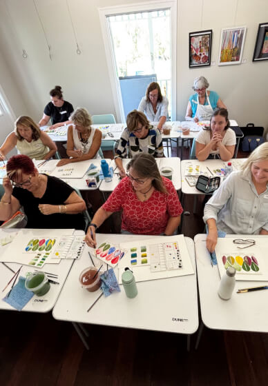 Watercolour Painting Workshop - Unbe-leaf-able