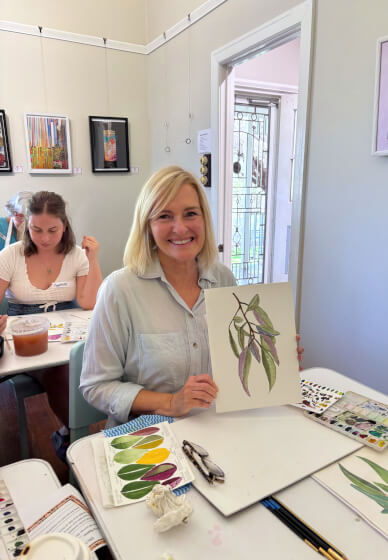 Watercolour Painting Workshop - Unbe-leaf-able
