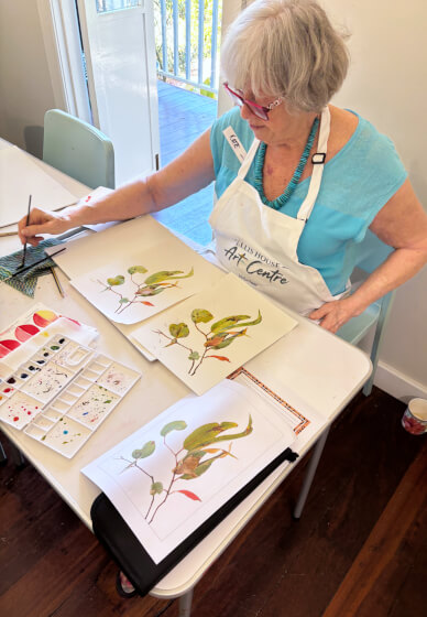 Watercolour Painting Workshop - Unbe-leaf-able