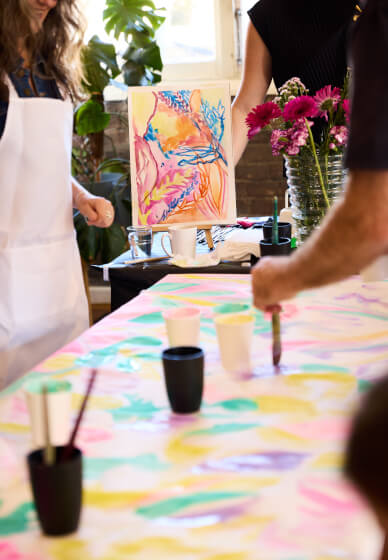 Watercolour Workshop for Corporate Events