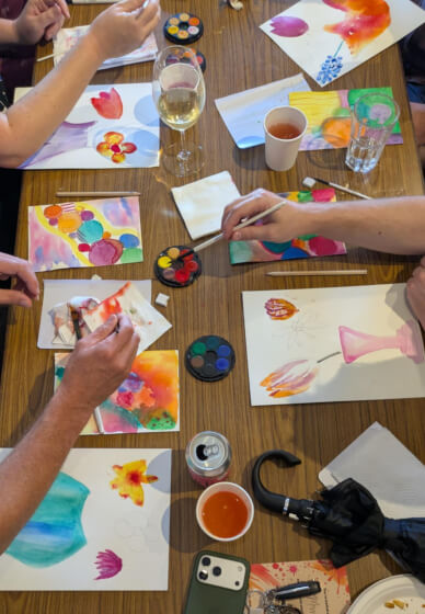 Watercolour Workshop for Corporate Events