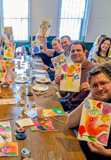 Watercolour Workshop for Corporate Events