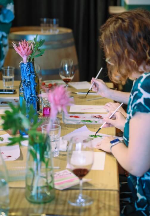 Painting class in Marrickville