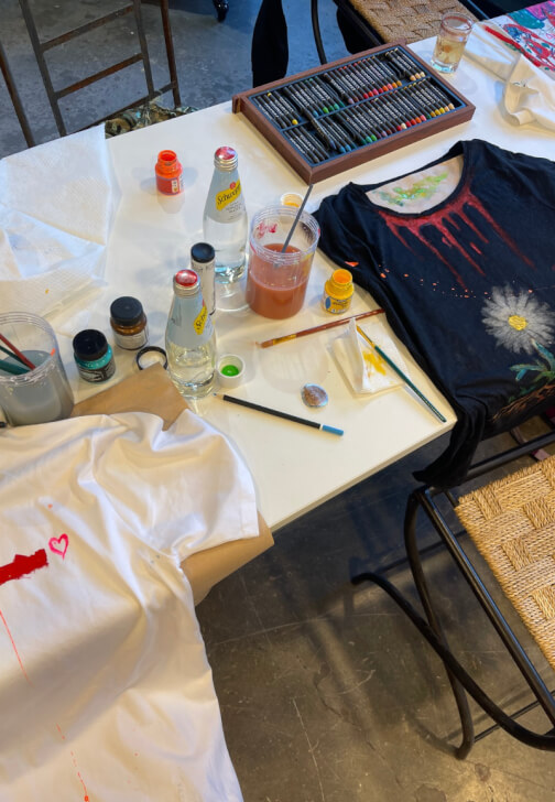 Painting class in Southbank