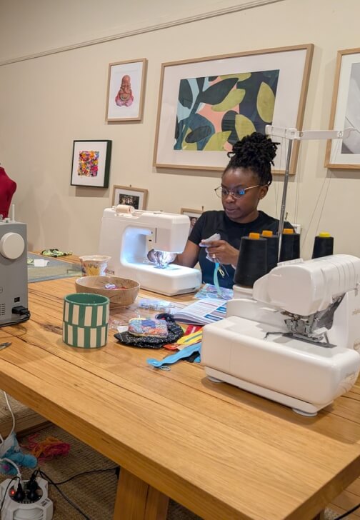 Photo from a textiles class in Oakleigh South