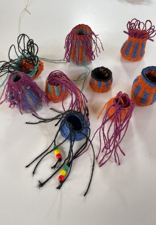 Textiles class in Boneo