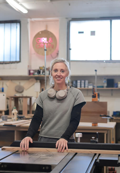 Woodworking class in Frenchs Forest with Girl and Grain