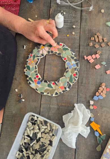 Wreath Mosaic Class Sydney | Gifts | ClassBento