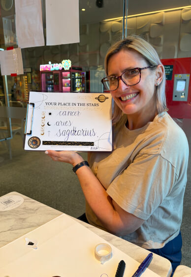 Written in the Stars: Birth Chart Brush Calligraphy Workshop