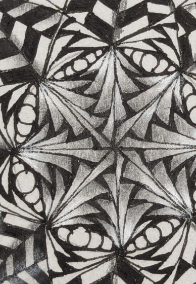 Zentangle® Drawing at Home: Stars and Stripes