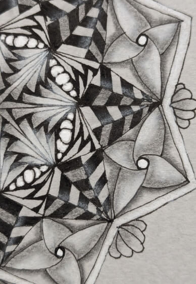 Zentangle® Drawing at Home: Stars and Stripes