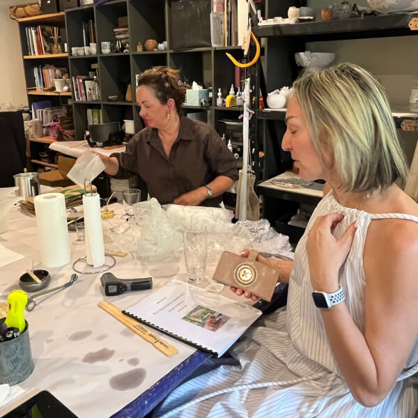 Photo from a Blue Mountains Candle Co workshop