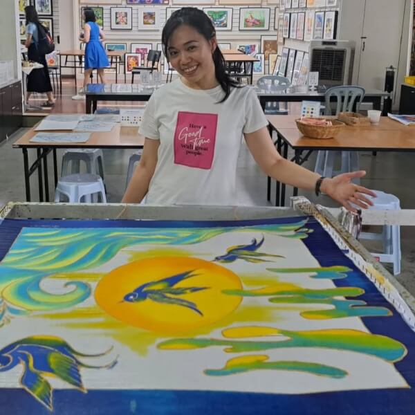 Textiles class by Grace Whaung