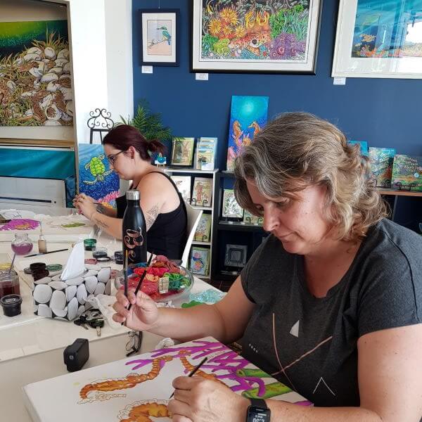 Photo from a Kim Michelle Toft workshop