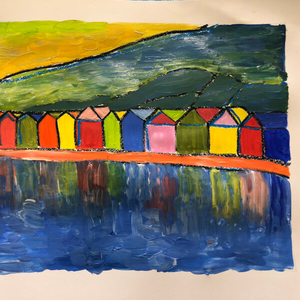 Photo from a Paper Rock Scissors Art Studios workshop