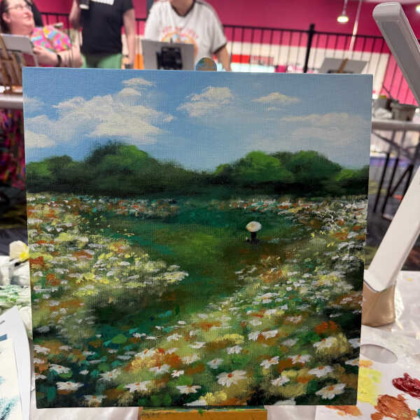 Acrylic Workshop: Paint Tasmania's Poppy Fields Like Renoir review by Jasmin Turpin - Gold Coast