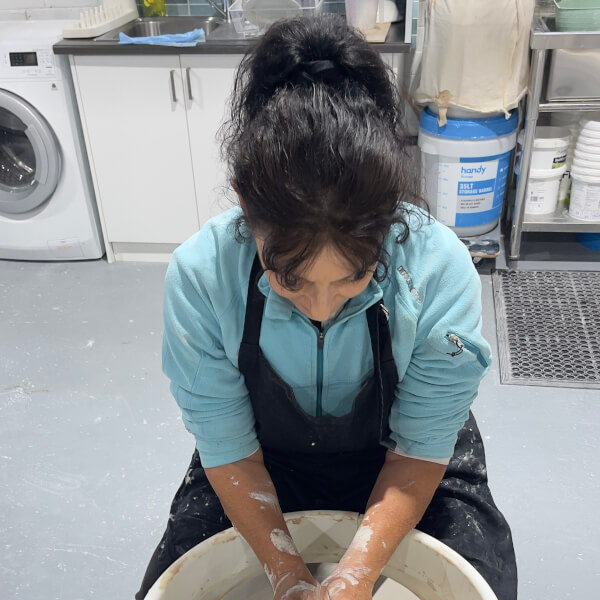 Beginner Wheel Throwing Pottery Class review by Kate Caridakis - Melbourne