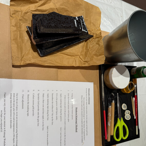 Beginner's Kintsugi Workshop review by Mathew Smith - Sydney