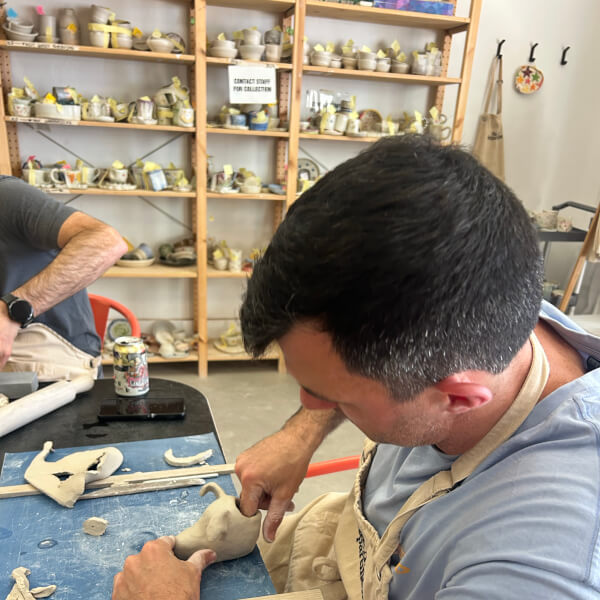 Clay and Sip Class review by Holly Bajzath - Newcastle