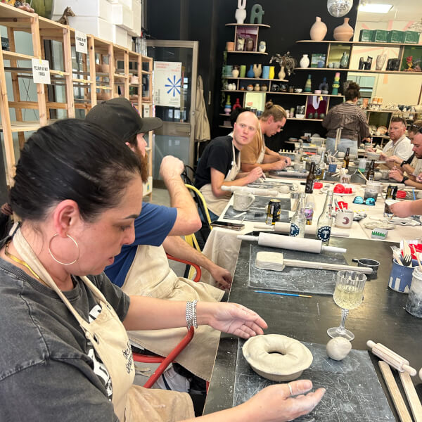 Clay and Sip Class review by Holly Bajzath - Newcastle