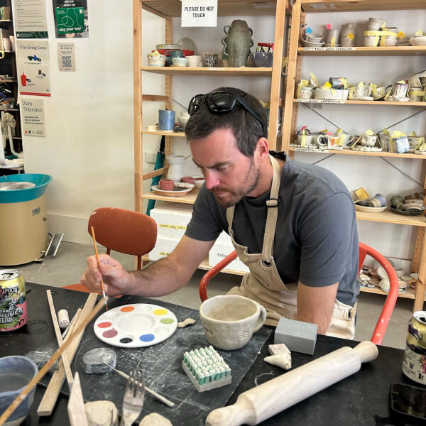 Clay and Sip Class review by Holly Bajzath - Newcastle