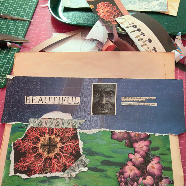 Cut and Paste Collage Workshop review by James Pearce - Melbourne