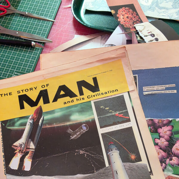 Cut and Paste Collage Workshop review by James Pearce - Melbourne