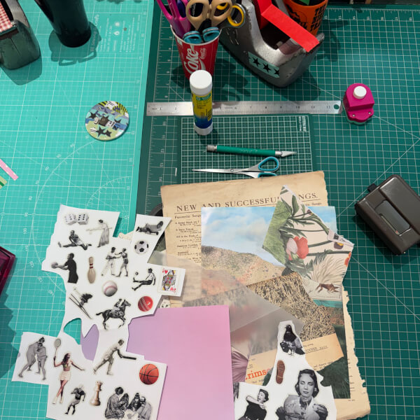 Cut and Paste Collage Workshop review by Jess Smith - Melbourne