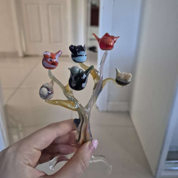 Glass Sculpting Class: Birds in a Tree review by Zahra - Sydney