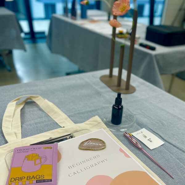 Introduction to Modern Calligraphy Class review by Donna McGann - Sydney