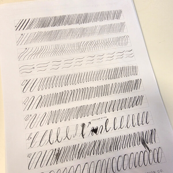 Introduction to Modern Calligraphy Class review by Margaret Pham - Sydney