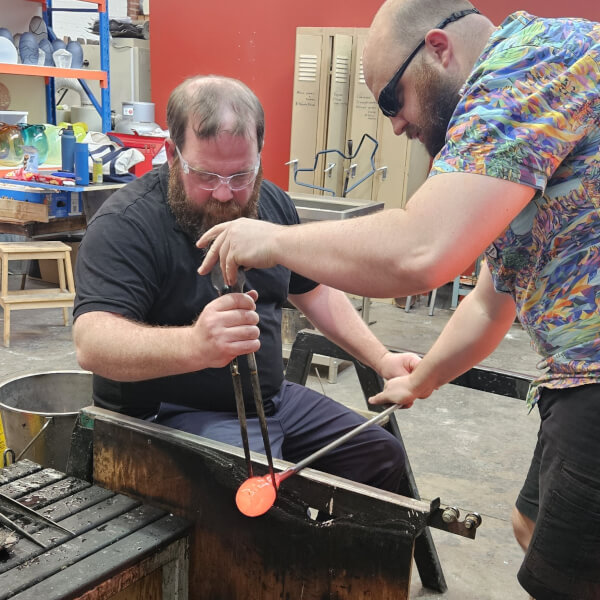 Introductory Glassblowing Workshop review by Mick Holden - Melbourne