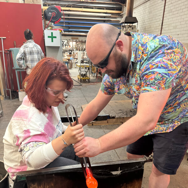 Introductory Glassblowing Workshop review by Emma Ives - Melbourne