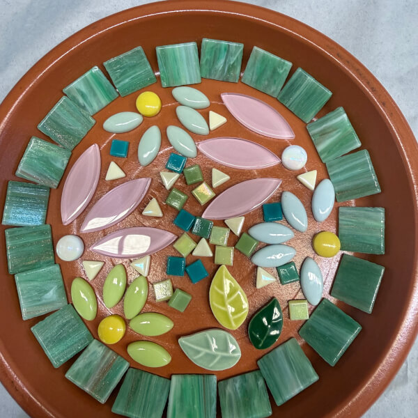 Mosaic Bee Bath Workshop review by Sharon Powell - Brisbane