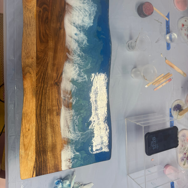 Resin Art Class: Cheeseboards review by Adam Johnson - Sydney