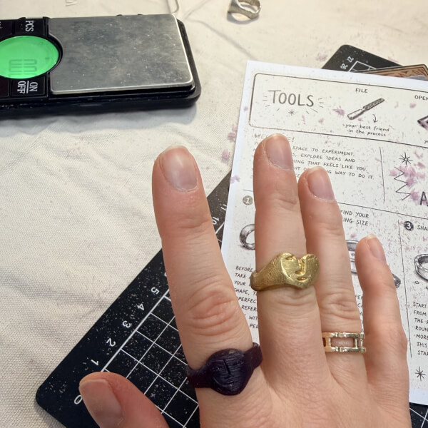 Ring Making Workshop: Lost Wax Technique review by Pip Glinn - Sydney