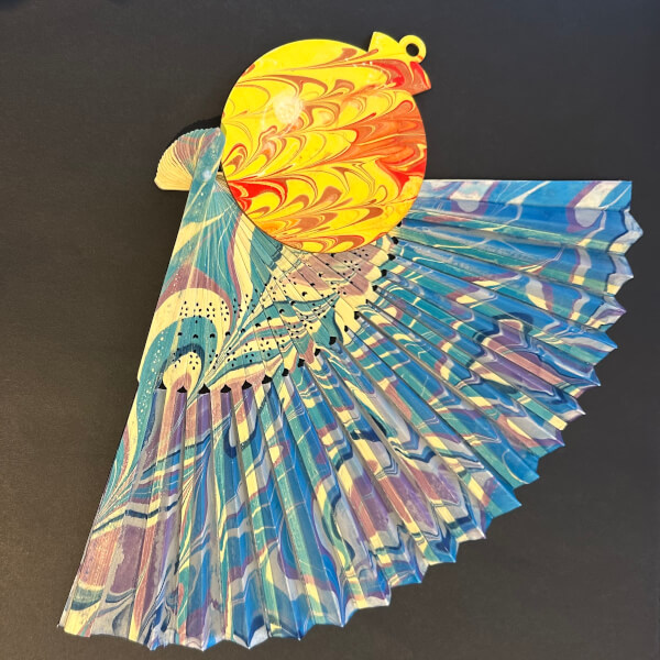 Water Marbling Workshop review by Siobhan Byford - Melbourne