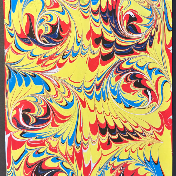 Water Marbling Workshop review by Siobhan Byford - Melbourne